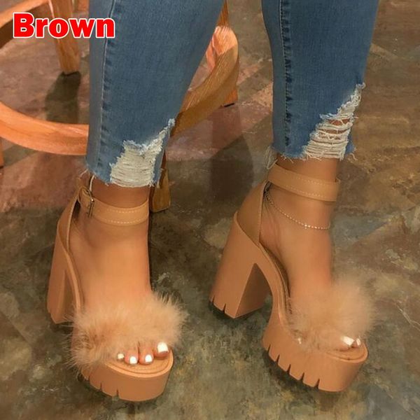 spring/summer 2020 new women fur rubber high heel platform outdoor leisure buckle slippers beach sandals ladies banquet sandals, Black
spring/summer 2020 new women fur rubber high heel platform outdoor leisure buckle slippers beach sandals ladies banquet sandals, Black