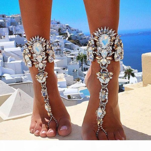 women crystal luxury statement anklets with adjustable chain beach accessories summer anklet chain gift for love, Red;blue
women crystal luxury statement anklets with adjustable chain beach accessories summer anklet chain gift for love, Red;blue