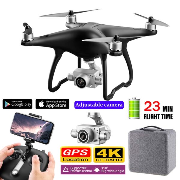 

brushless gps drone 4k 3d gimbal r/c esc hd camera drone quadcopter auto follow 360° surround rc helicopter professional drone