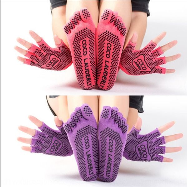 anti-slip dew finger sports suit and gloves and gloves five finger socks anti-slip yoga socks, Pink;yellow
anti-slip dew finger sports suit and gloves and gloves five finger socks anti-slip yoga socks, Pink;yellow