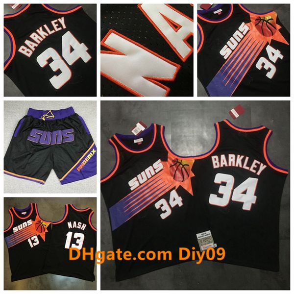 retro phoenix suns basketball jersey mitchell & ness 13 steve nash jersey road swingman 34 charles barkley nba vintage shorts bl, Black;red
retro phoenix suns basketball jersey mitchell & ness 13 steve nash jersey road swingman 34 charles barkley nba vintage shorts bl, Black;red