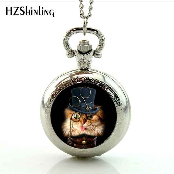 antique bronze vintage cat pocket watch necklace cat with sunglasses steampunk watch steampunk pendant with monocle, Silver
antique bronze vintage cat pocket watch necklace cat with sunglasses steampunk watch steampunk pendant with monocle, Silver