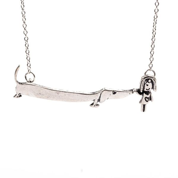dachshund little girl necklaces pendants happiness doxie dog lover charms memorial gift jewelry necklace women choker lead free, Silver
dachshund little girl necklaces pendants happiness doxie dog lover charms memorial gift jewelry necklace women choker lead free, Silver