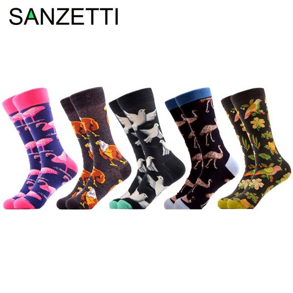 sanzetti 5 pairs/lot 2020 new happy men's causal socks bright colorful pattern bird funny novelty dress socks gift wedding, Black
sanzetti 5 pairs/lot 2020 new happy men's causal socks bright colorful pattern bird funny novelty dress socks gift wedding, Black