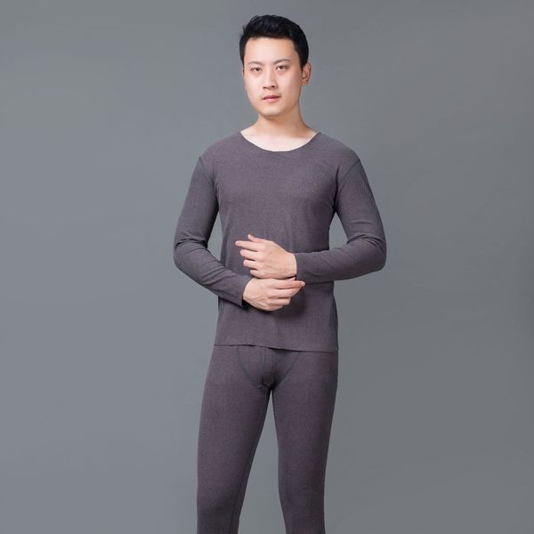 2020 winter new cationic men's thermal underwear thermal underwear set seamless long sleeve round neck top, Black;brown
2020 winter new cationic men's thermal underwear thermal underwear set seamless long sleeve round neck top, Black;brown