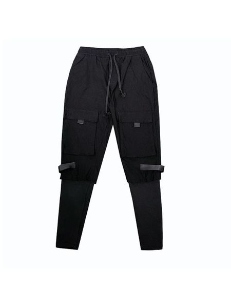 xz700181 men's hip-hop hip-hop style multi-pocket stitching slim two-section small feet hair stylist harem pants, Black
xz700181 men's hip-hop hip-hop style multi-pocket stitching slim two-section small feet hair stylist harem pants, Black