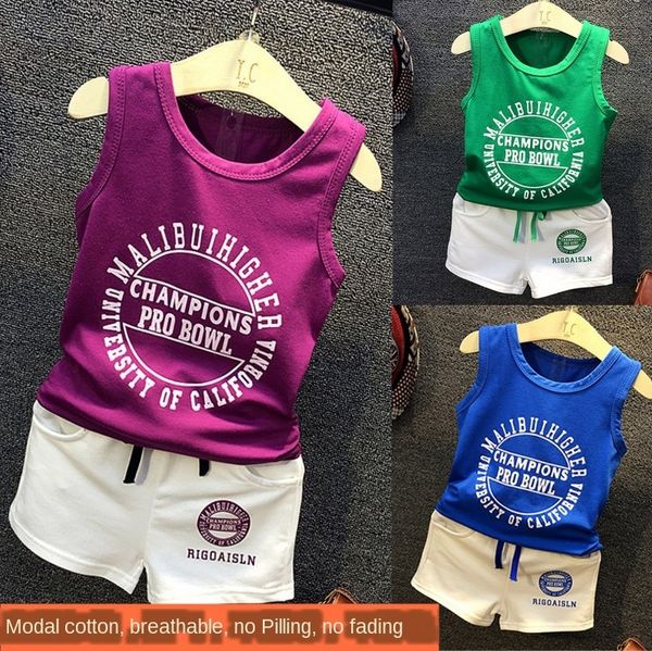 wear vest clothing children's vest set 2020 new summer wear children's foreign style sleeveless shorts two-piece set 
wear vest clothing children's vest set 2020 new summer wear children's foreign style sleeveless shorts two-piece set