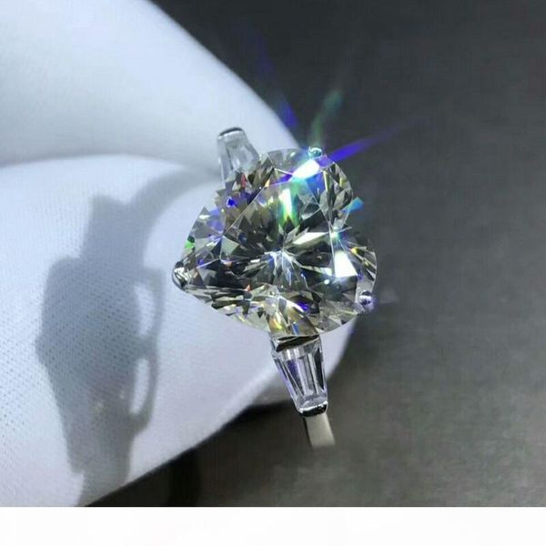 2018 handmade heart shape lovers ring 3ct diamond cz 925 sterling silver engagement wedding band rings for women jewelry, Slivery;golden
2018 handmade heart shape lovers ring 3ct diamond cz 925 sterling silver engagement wedding band rings for women jewelry, Slivery;golden