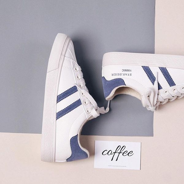 beier 2019 autumn new korean version of small white shoes female students flat joker leather canvas shoes and cotton casual shoes, Black
beier 2019 autumn new korean version of small white shoes female students flat joker leather canvas shoes and cotton casual shoes, Black