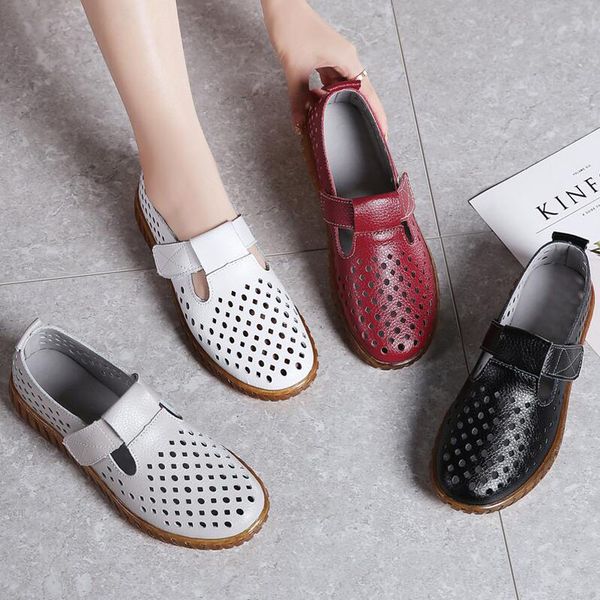 2020 summer lady split leather pregnant shoes women soft sole hollow flat shoes mother loafers for women vintage flats z1968, Black
2020 summer lady split leather pregnant shoes women soft sole hollow flat shoes mother loafers for women vintage flats z1968, Black