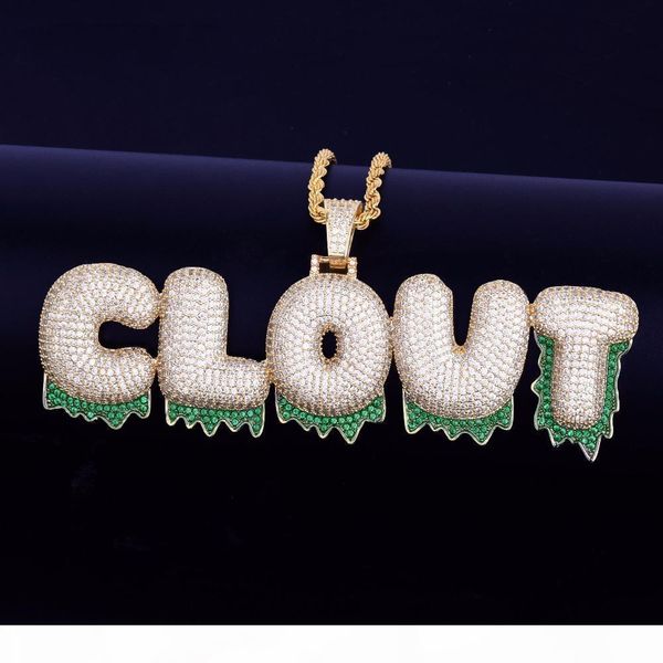 custom name green drip bubble numbers necklaces & pendant charm for men women gold color cubic zircon hip hop jewelry with rope chain, Silver
custom name green drip bubble numbers necklaces & pendant charm for men women gold color cubic zircon hip hop jewelry with rope chain, Silver
