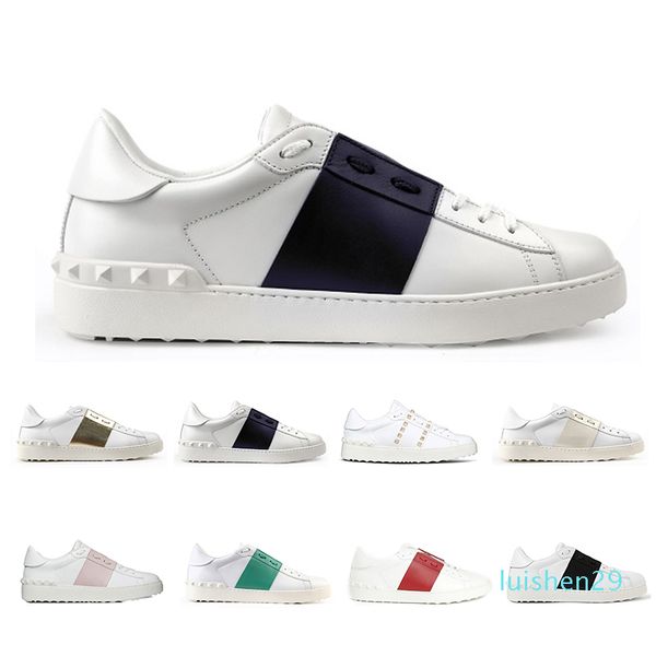 leather shoes for men women rivet sliver black green pink stripe leather walking casual shoes fashion sneakers size 36-46 l29
leather shoes for men women rivet sliver black green pink stripe leather walking casual shoes fashion sneakers size 36-46 l29