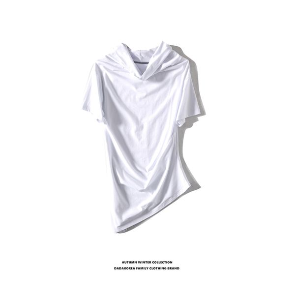 summer korean trend slim casual irregular oblique hem personality bottoming shirt men's short-sleeved t-shirt kg-316, White;black
summer korean trend slim casual irregular oblique hem personality bottoming shirt men's short-sleeved t-shirt kg-316, White;black
