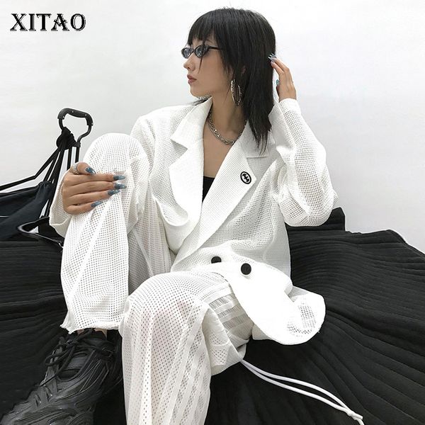 xitao hollow out casual blazers women 2020 autumn tide fashion new style notched collar long sleeve double breasted zp1822, White;black
xitao hollow out casual blazers women 2020 autumn tide fashion new style notched collar long sleeve double breasted zp1822, White;black