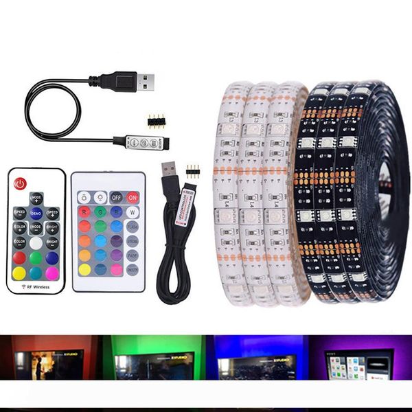 5050 RGB LED Strip Waterproof DC 5V USB LED Light Strips Flexible Tape 1M 2M 3M 4M 5M add Remote For TV Background
5050 RGB LED Strip Waterproof DC 5V USB LED Light Strips Flexible Tape 1M 2M 3M 4M 5M add Remote For TV Background