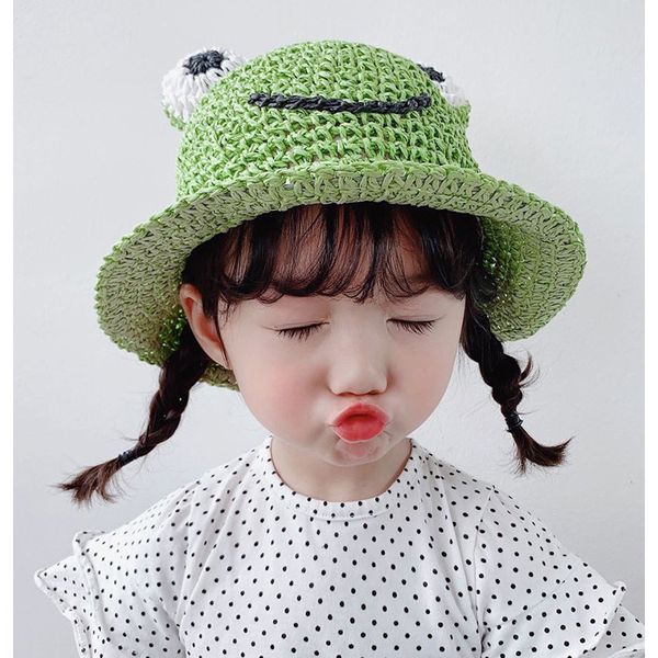children's sun-shading fisherman hat baby girl sun hat super cute big eyes frog boy girl straw summer style, Yellow
children's sun-shading fisherman hat baby girl sun hat super cute big eyes frog boy girl straw summer style, Yellow