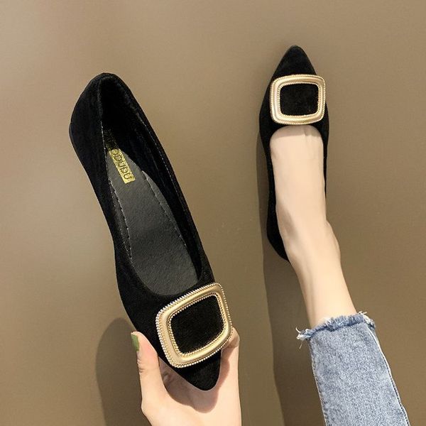 shallow mouth moccasin shoes all-match pointed toe buckle 2020 fashion women's female footwear casual sneaker moccasins modis, Black
shallow mouth moccasin shoes all-match pointed toe buckle 2020 fashion women's female footwear casual sneaker moccasins modis, Black