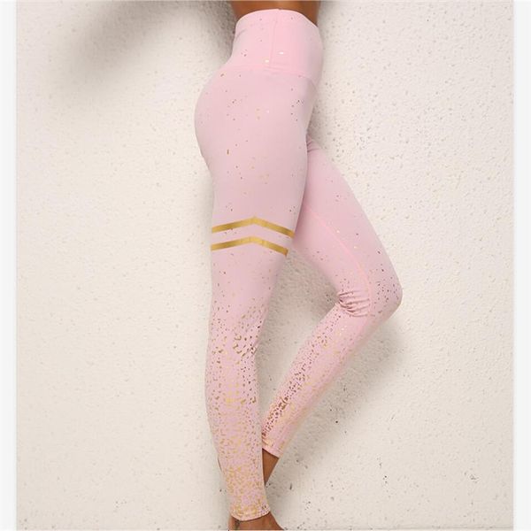 women pink gilding print fitness leggings high waist women push up hips workout leggins elastic slim pencil pants 2020, Black
women pink gilding print fitness leggings high waist women push up hips workout leggins elastic slim pencil pants 2020, Black
