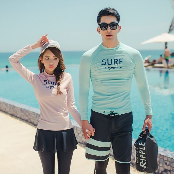 korean new men's and women's long-sleeved diving swim diving suit quick-drying surfing suit beach sunscreen pants couple swimsuit, White;black
korean new men's and women's long-sleeved diving swim diving suit quick-drying surfing suit beach sunscreen pants couple swimsuit, White;black