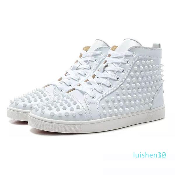 2019 red bottoms designer fashion designer brand studded spikes flats shoes casual shoes men women party lovers genuine leather sneakers l12, Black
2019 red bottoms designer fashion designer brand studded spikes flats shoes casual shoes men women party lovers genuine leather sneakers l12, Black