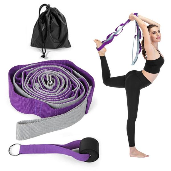 14 loops yoga assistance stretching strap multi-loop strap stretch out for physical therapy workout yoga exercise
14 loops yoga assistance stretching strap multi-loop strap stretch out for physical therapy workout yoga exercise