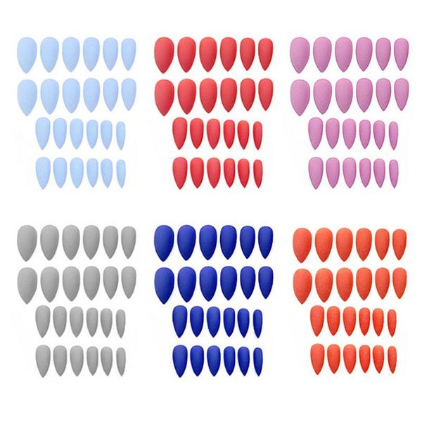 24pcs matte false nails popular fashion long tip patch pure color nail chip nail art accessories, Red;gold
24pcs matte false nails popular fashion long tip patch pure color nail chip nail art accessories, Red;gold