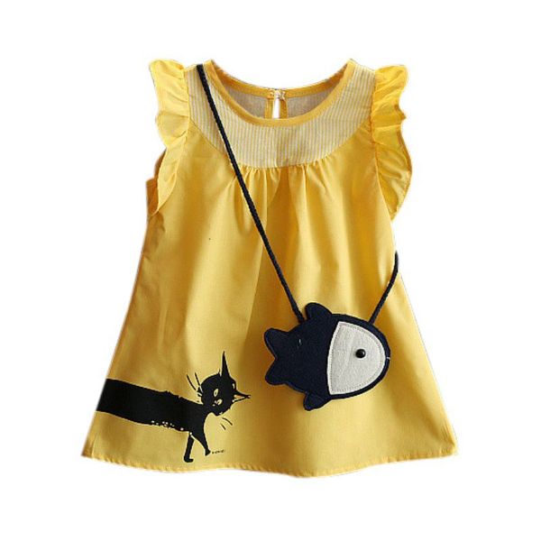 baby girl dress summer kids cotton sleeveless a-line dresses casual clothing with a fish bag princess dresses for girls, Red;yellow
baby girl dress summer kids cotton sleeveless a-line dresses casual clothing with a fish bag princess dresses for girls, Red;yellow