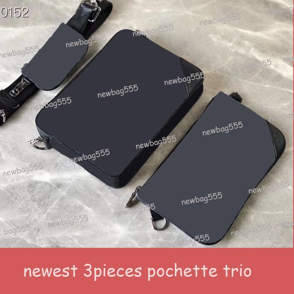 brand quality iconic men pochette trio messenger bag 3 pieces black grey floral canvas crossbody bags coin purse key pouch zipped pocket m69
brand quality iconic men pochette trio messenger bag 3 pieces black grey floral canvas crossbody bags coin purse key pouch zipped pocket m69