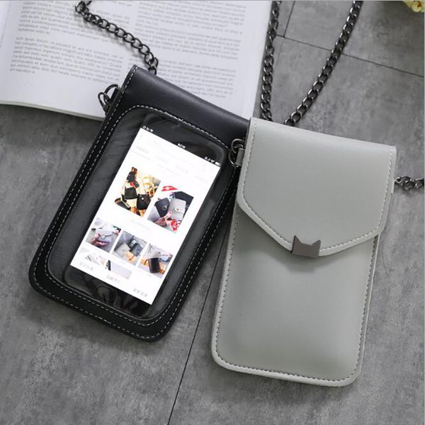 cat ear transparent touch screen retro simple mobile phone bag 2020 women chain messenger bags small flap bag mini shoulder
cat ear transparent touch screen retro simple mobile phone bag 2020 women chain messenger bags small flap bag mini shoulder
