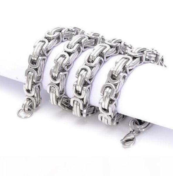 fashion cool chunky 8mm 12mm 15mm 316l stainless steel byzantine link chain necklace men jewelry 24'' heavy huge silver
fashion cool chunky 8mm 12mm 15mm 316l stainless steel byzantine link chain necklace men jewelry 24'' heavy huge silver
