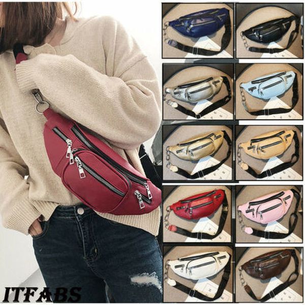 fashion women waist belt bag leather fanny pack shoulder chest bag travel phone pouch bumbag travel zip pocket pouch unisex
fashion women waist belt bag leather fanny pack shoulder chest bag travel phone pouch bumbag travel zip pocket pouch unisex