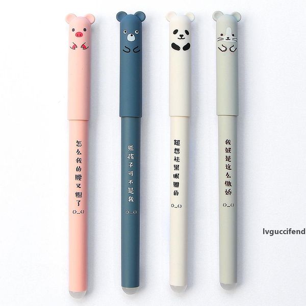dhl 120pcs / batch cartoon animal erasable pen 0.35mm cute panda pig kawaii gel pen novelty stationery girl gift
dhl 120pcs / batch cartoon animal erasable pen 0.35mm cute panda pig kawaii gel pen novelty stationery girl gift