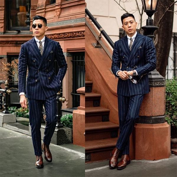 2020 two piece navy wedding double breasted tuxedos notched lapel trim fit men suits for wedding fit slim custom made bridegroom suits, Black;gray
2020 two piece navy wedding double breasted tuxedos notched lapel trim fit men suits for wedding fit slim custom made bridegroom suits, Black;gray