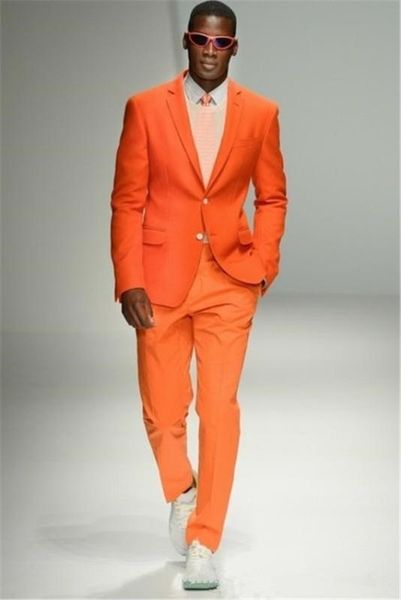 fashion orange young men daily wear suits 2020 groom tuxedos for c wedding suits two buttons blazer men party prom, White;black
fashion orange young men daily wear suits 2020 groom tuxedos for c wedding suits two buttons blazer men party prom, White;black
