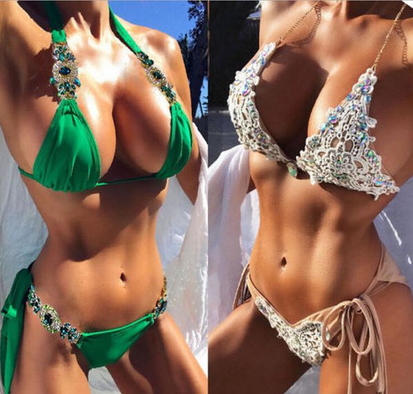women bikinis brazilian swimsuit bikini set green yellow summer ladies bandage diamond monokini bathing suit swimwear beachwear, White;black
women bikinis brazilian swimsuit bikini set green yellow summer ladies bandage diamond monokini bathing suit swimwear beachwear, White;black