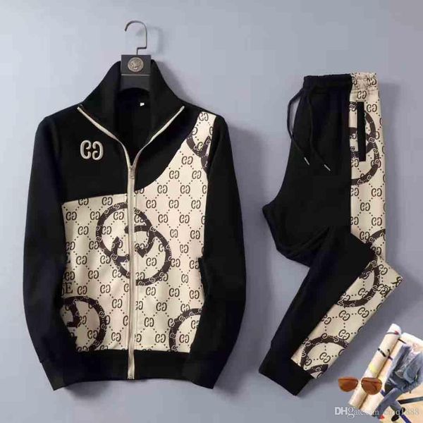mens luxury tracksuit sportwear spring autumn long sleeves casual jackets with casual jogger pants homme sweat suits, Gray
mens luxury tracksuit sportwear spring autumn long sleeves casual jackets with casual jogger pants homme sweat suits, Gray
