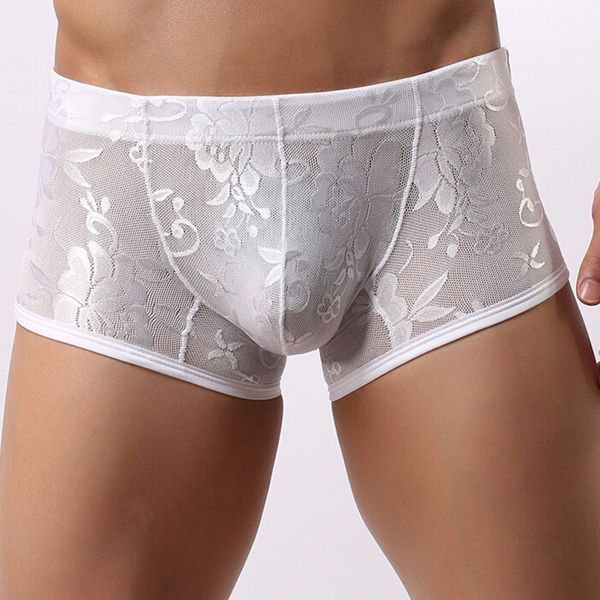 underpants 2 colors mid waist panties men lace underwear transparent breathable boxer printing hombre shorts -xl, Black;white
underpants 2 colors mid waist panties men lace underwear transparent breathable boxer printing hombre shorts -xl, Black;white