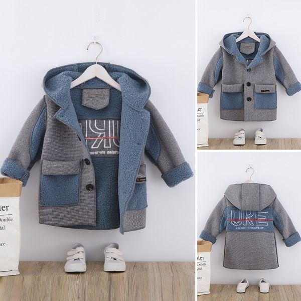 clothing winter clothes 2020 new korean style boyswoolen coat fleece thickened children's clothingchildren's coattop, Blue;gray
clothing winter clothes 2020 new korean style boyswoolen coat fleece thickened children's clothingchildren's coattop, Blue;gray