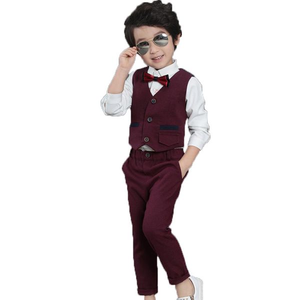 children birthday dress vest pants 2pcs outfits school boys wedding clothing suits kids party piano show performance costume, White
children birthday dress vest pants 2pcs outfits school boys wedding clothing suits kids party piano show performance costume, White