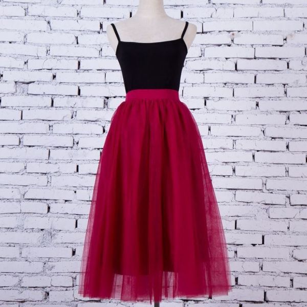 80 cm sweet princess tutu tulle skirt for women faldas high waist midi mid caft mesh yarn skirts saia jupe, Black
80 cm sweet princess tutu tulle skirt for women faldas high waist midi mid caft mesh yarn skirts saia jupe, Black