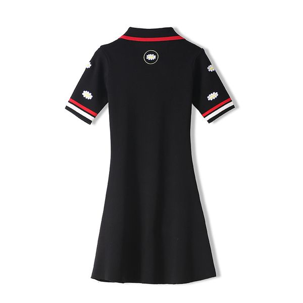 summer luxury jacquard women turn down collar bees knitted dresses button runway embroidery ladies shirts dresses, White
summer luxury jacquard women turn down collar bees knitted dresses button runway embroidery ladies shirts dresses, White