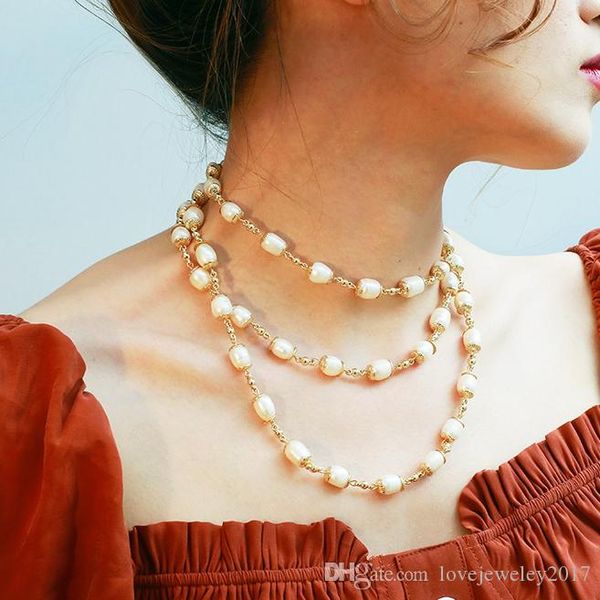 boutique elegant natural pearl designer necklace multiple ways of wearing long necklace luxury jewelry women sweater chain quality, Silver
boutique elegant natural pearl designer necklace multiple ways of wearing long necklace luxury jewelry women sweater chain quality, Silver
