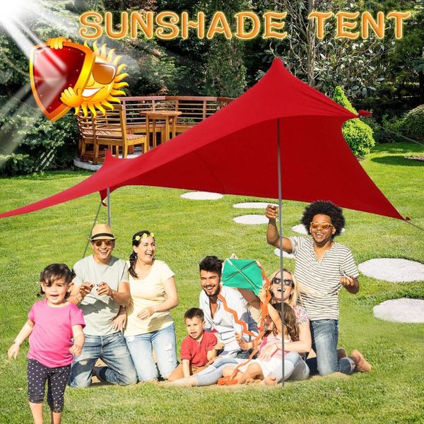 210x150x160cm Beach Tent Sun Shelter Ultralight Outdoor Shade Camping Trips Fishing Backyard Fun Picnics Waterproof Uv