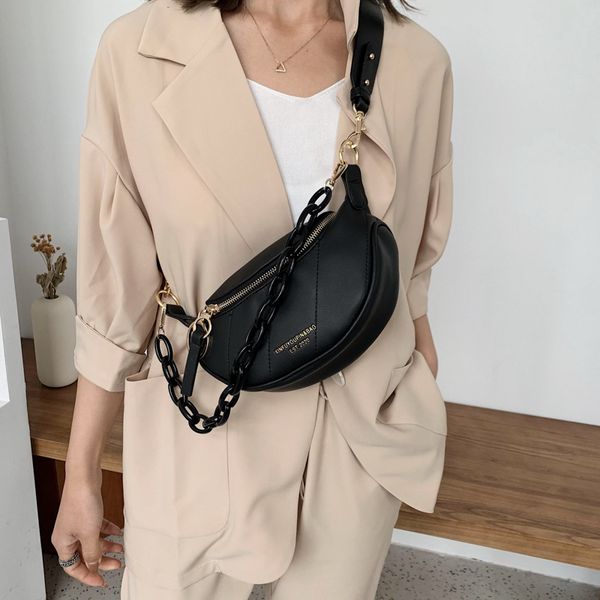 2020 New In Messenger Bag Women Hobos Letter Chains Single Shoulder Chest PU Leather Handbag Wide Straps Day Clutches
2020 New In Messenger Bag Women Hobos Letter Chains Single Shoulder Chest PU Leather Handbag Wide Straps Day Clutches