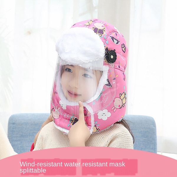 g0dt8 winter children's lei feng outdoor cycling windproof ear warm cap baby cap protection warm thick hat band mask northeast plus vel, Blue;gray
g0dt8 winter children's lei feng outdoor cycling windproof ear warm cap baby cap protection warm thick hat band mask northeast plus vel, Blue;gray