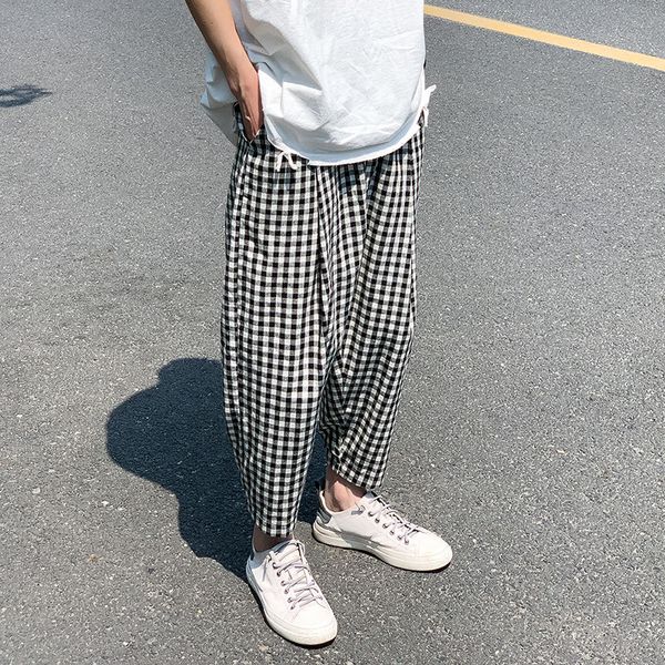 spring summer plaid pants men's fashion retro casual straight pants men streetwear wild loose wide leg mens m-3xl, Black
spring summer plaid pants men's fashion retro casual straight pants men streetwear wild loose wide leg mens m-3xl, Black