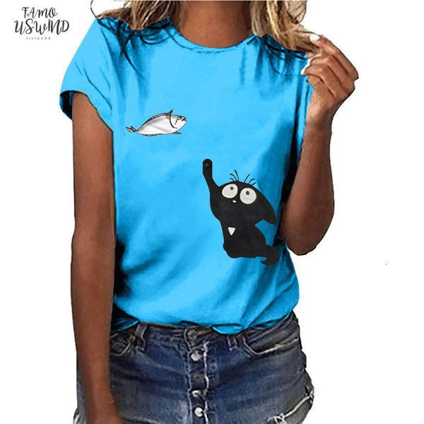 camisetas verano mujer 2020 cat catching fish lovely women cap sleeve cotton t shirts harajuku cotton graphic tees chemise femme, White
camisetas verano mujer 2020 cat catching fish lovely women cap sleeve cotton t shirts harajuku cotton graphic tees chemise femme, White