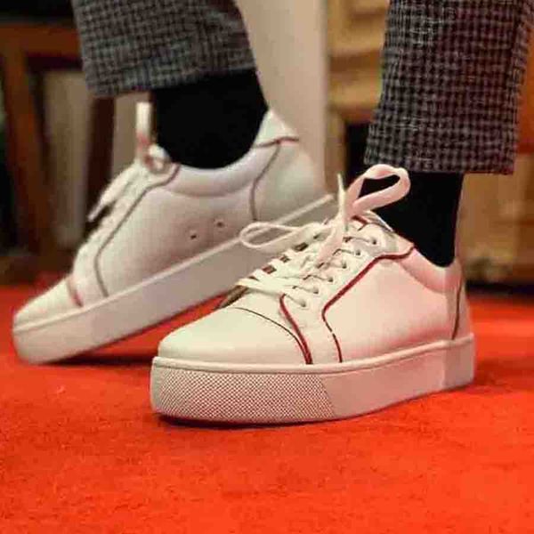 luxey paris red soles men's vieirissima low cut white sneakers calfskin leather skateboard red bottom junior walking comfortable traine, Black
luxey paris red soles men's vieirissima low cut white sneakers calfskin leather skateboard red bottom junior walking comfortable traine, Black