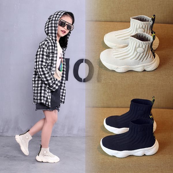 2020 new girls socks sports sneakers children's children's shoes men's casual shoes, Black
2020 new girls socks sports sneakers children's children's shoes men's casual shoes, Black