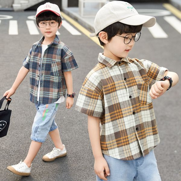 w5f3k children summer short-sleeved plaid 2020 new arrivals boy summer clothes in the big tong chen shan tong chen shan clothes children, White;black
w5f3k children summer short-sleeved plaid 2020 new arrivals boy summer clothes in the big tong chen shan tong chen shan clothes children, White;black